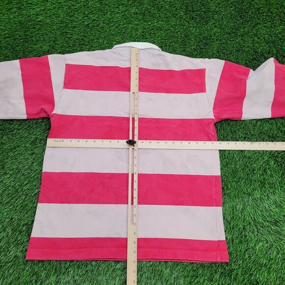 Vintage Ohio State Buckeyes Polo Shirt Large 22x28 Striped - Picture 6 of 15